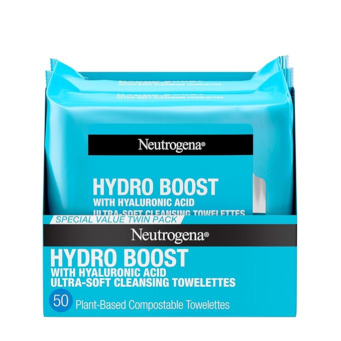 Neutrogena - HydroBoost toallitas limpiadoras faciales