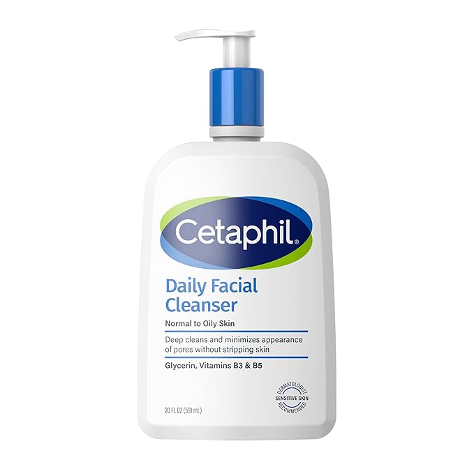 Cetaphil - Limpiador facial diario para pieles sensibles