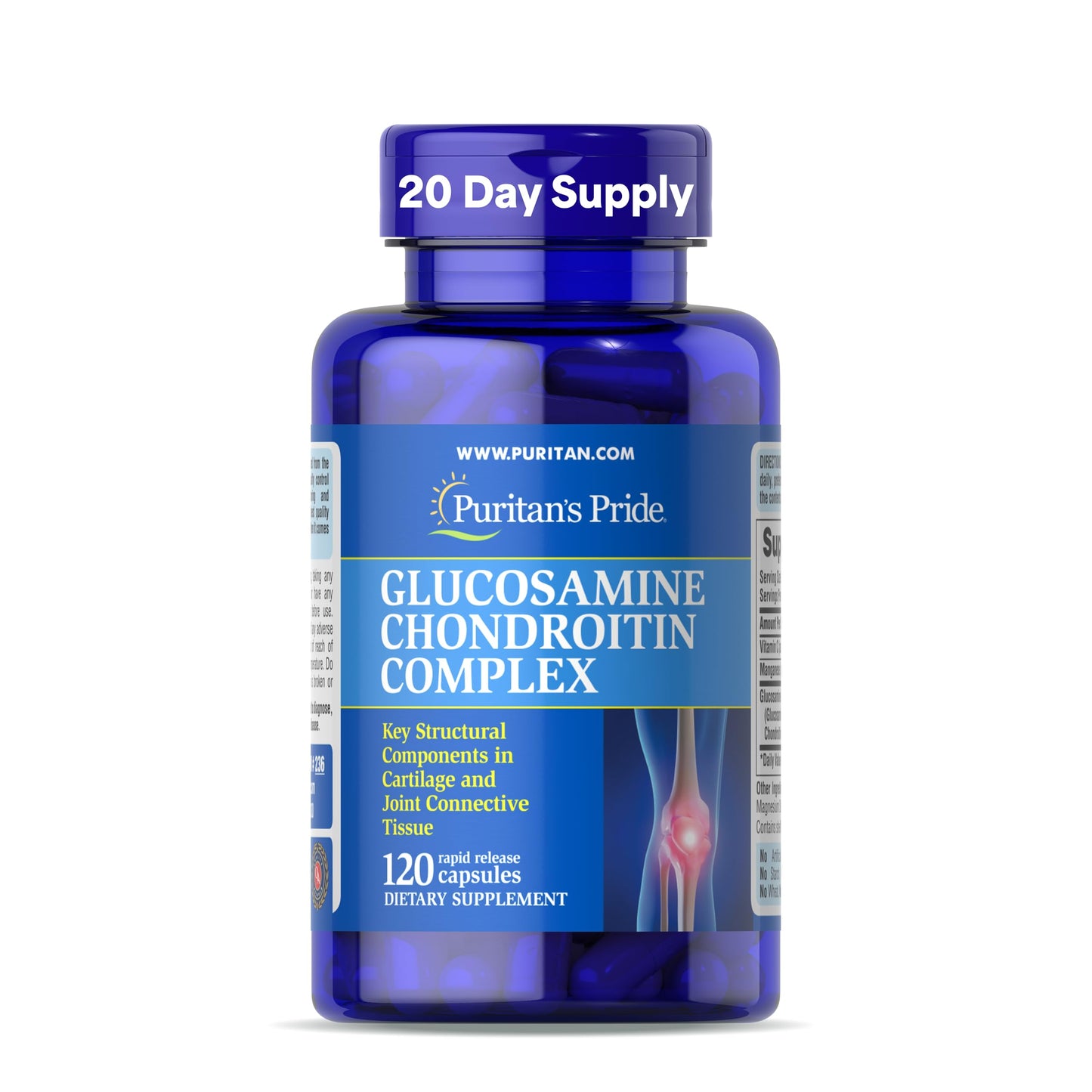 Puritan's Pride Complejo de glucosamina condroitina