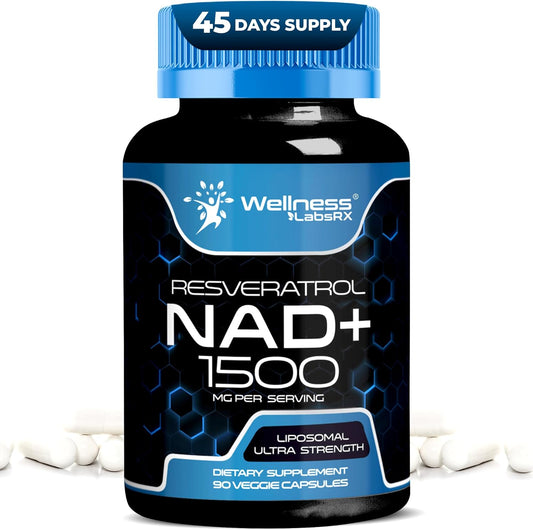WELLNESS LABSRX Suplemento NAD+ Resveratrol