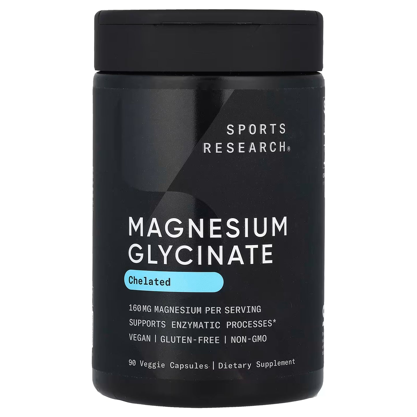 Sports Research® Glicinato de magnesio 180 soft gels